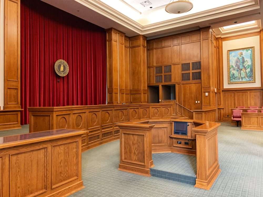business dispute brought to a court of law for adjudication